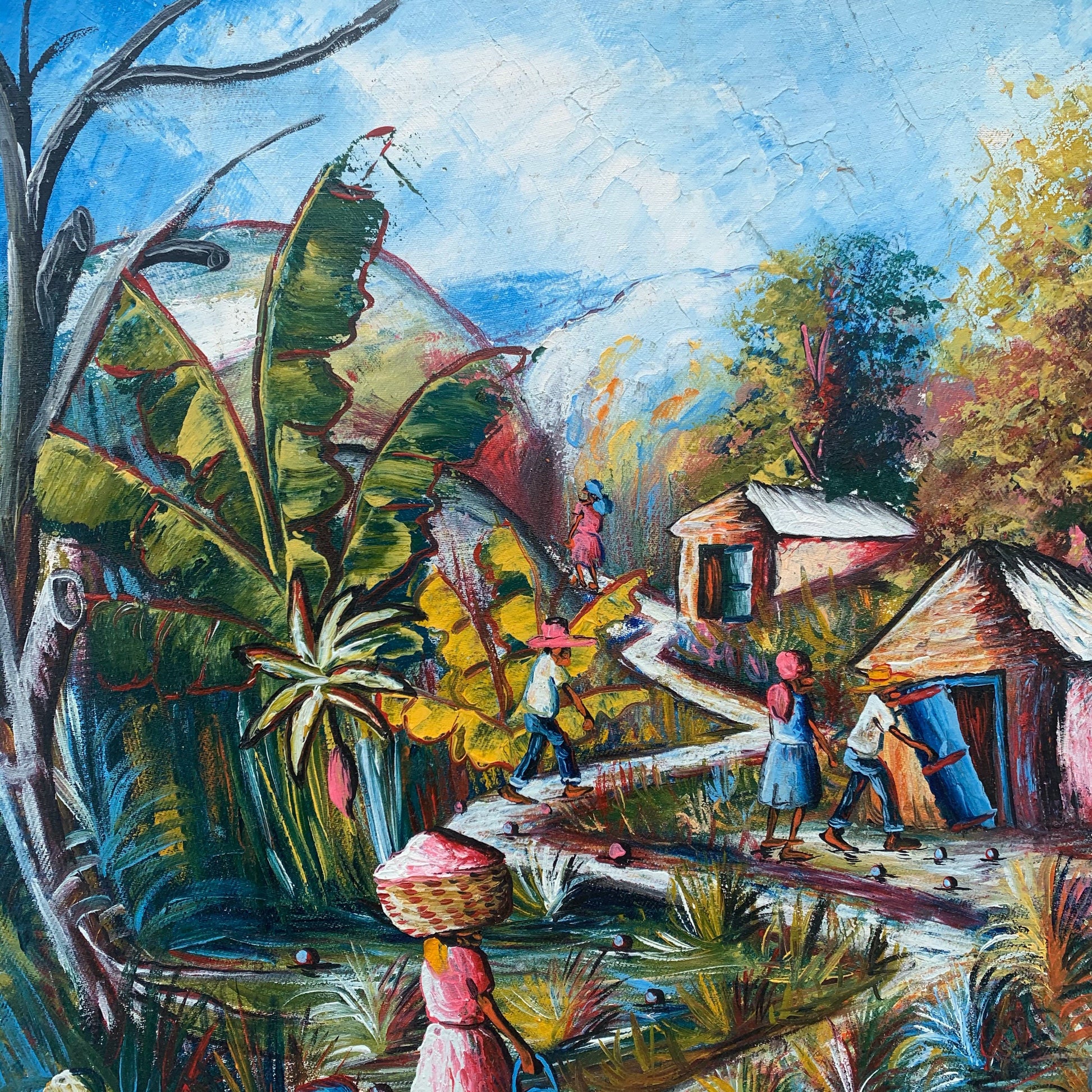 Countryside knife painting Ducreart