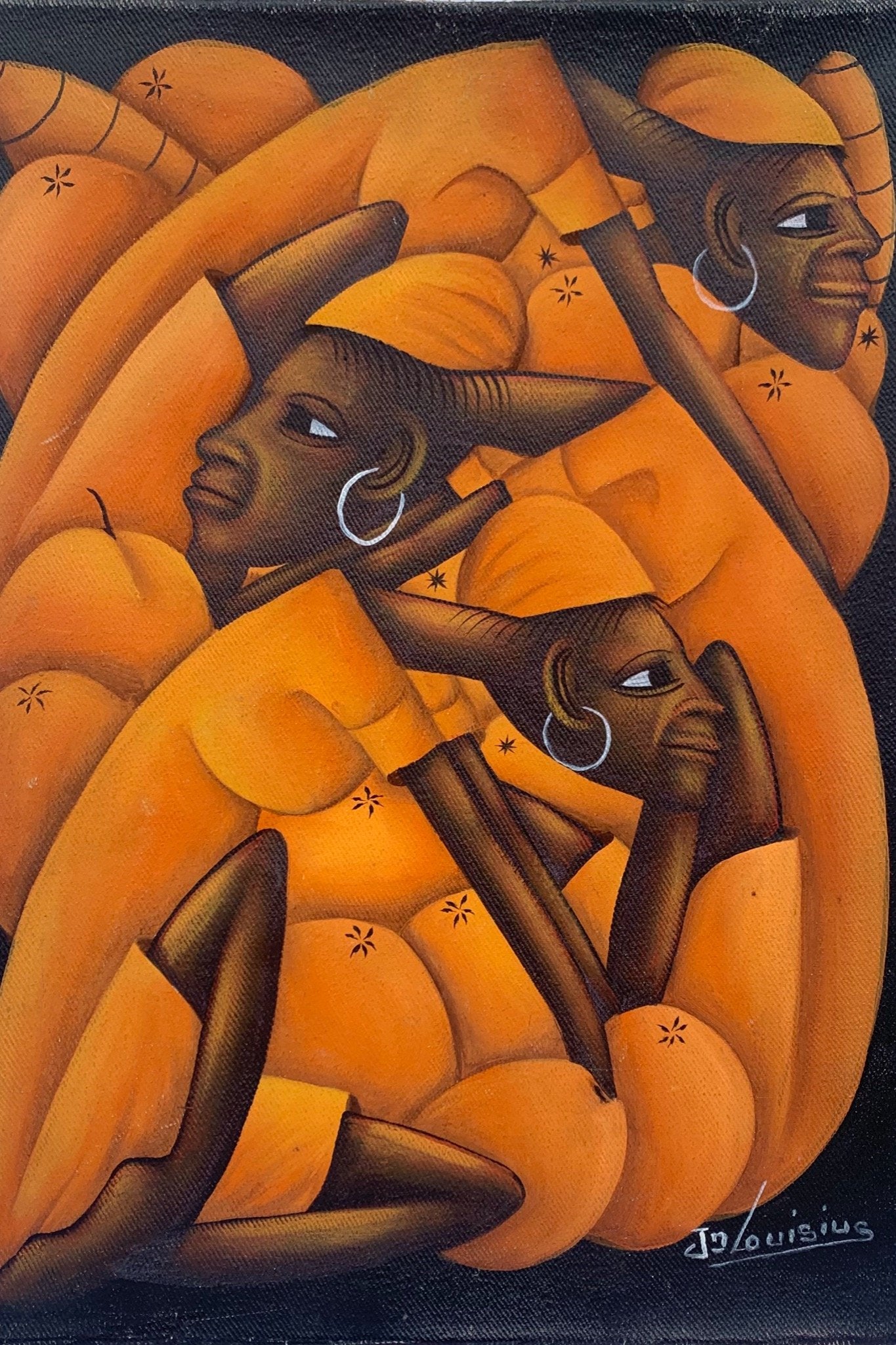 Women in yellow Decreart